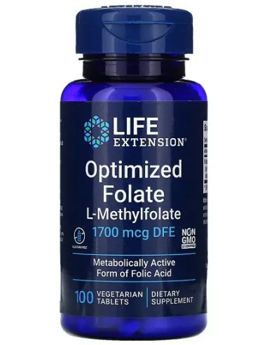 Life Extension Optimized Folate 1700mcg | Body Nutrition (ES)