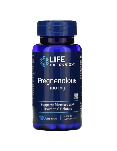 Life Extension Pregnenolone 100mg | Body Nutrition (ES)