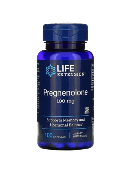 Life Extension Pregnenolone 100mg | Body Nutrition (ES)