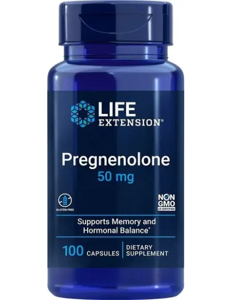 Pregnenolone 50mg by Life Extension | Body Nutrition (EN)