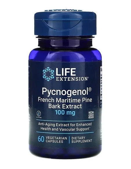 Pycnogenol French Maritime Pine Bark Extract de Life Extension | Body Nutrition (FR)