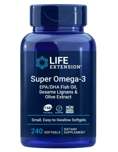 BodyNutrition | Super Omega-3 EPA DHA with Sesame Lignans & Olive Extract Life Extension