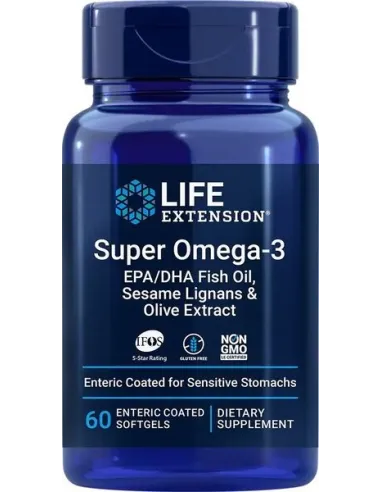 BodyNutrition | Super Omega-3 EPA DHA with Sesame Lignans & Olive Extract Life Extension