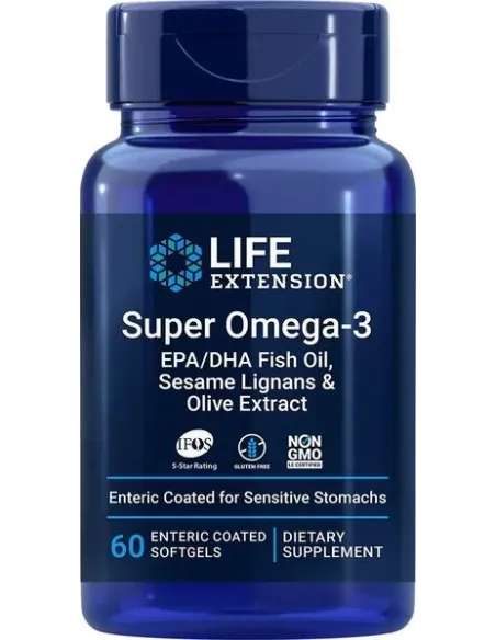 BodyNutrition | Super Omega-3 EPA DHA with Sesame Lignans & Olive Extract Life Extension