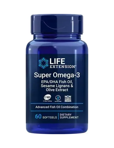 BodyNutrition | Super Omega-3 EPA DHA with Sesame Lignans & Olive Extract Life Extension