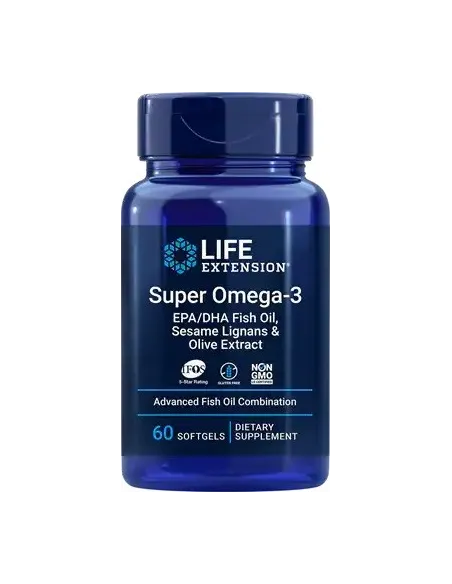BodyNutrition | Super Omega-3 EPA DHA with Sesame Lignans & Olive Extract Life Extension