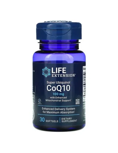 BodyNutrition | Super Ubiquinol CoQ10 with Enhanced Mitochondrial Support, 100mg Life Extension