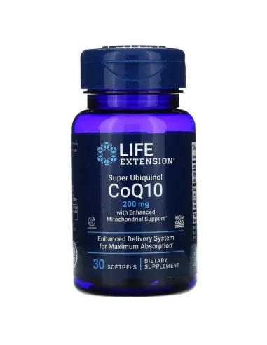 BodyNutrition | Super Ubiquinol CoQ10 with Enhanced Mitochondrial Support, 200mg Life Extension