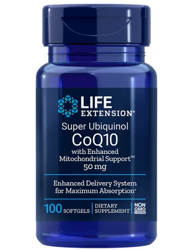 Super Ubiquinol CoQ10 with Enhanced Mitochondrial Support, 50mg de Life Extension | Body Nutrition