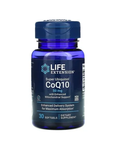 Super Ubiquinol CoQ10 with Enhanced Mitochondrial Support, 50mg de Life Extension | Body Nutrition