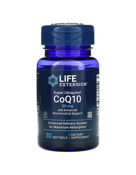 Super Ubiquinol CoQ10 with Enhanced Mitochondrial Support, 50mg de Life Extension | Body Nutrition