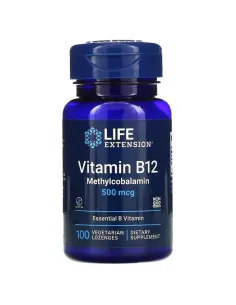 Life Extension Vitamin B12 Methylcobalamin 500mcg | Body Nutrition (ES)
