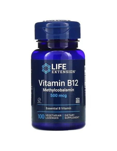 Life Extension Vitamin B12 Methylcobalamin 500mcg | Body Nutrition (ES)