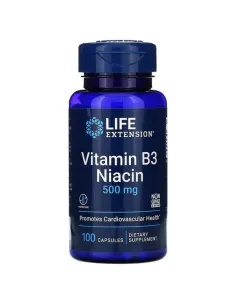 BodyNutrition | Vitamin B3 Niacin 500mg Life Extension