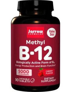 Methyl B-12, 5000mcg (90 chwes) by Jarrow Formulas | Body Nutrition (EN)