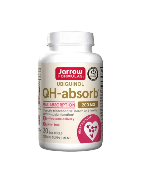 Ubiquinol QH-absorb 200mg de Jarrow Formulas | Body Nutrition (FR)