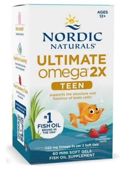 BodyNutrition | Ultimate Omega 2X Fish Oil TEEN Nordic Naturals