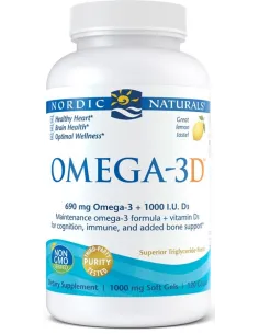 BodyNutrition | Omega-3D (120 softgels) Nordic Naturals