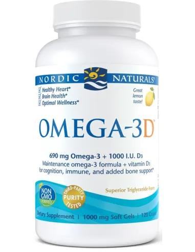 BodyNutrition | Omega-3D (120 softgels) Nordic Naturals