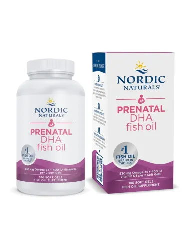BodyNutrition | Prenatal DHA 830mg (180 softgels) Nordic Naturals