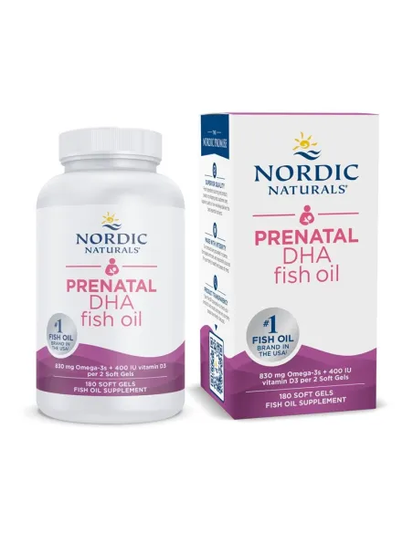 BodyNutrition | Prenatal DHA 830mg (180 softgels) Nordic Naturals