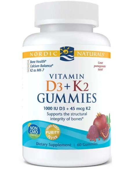 BodyNutrition | Vitamin D3+K2 Gummies Nordic Naturals