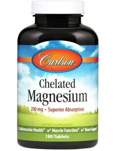 Carlson Labs Chelated Magnesium 200mg | Body Nutrition (ES)