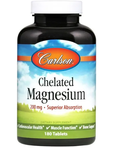 BodyNutrition | Chelated Magnesium 200mg Carlson Labs