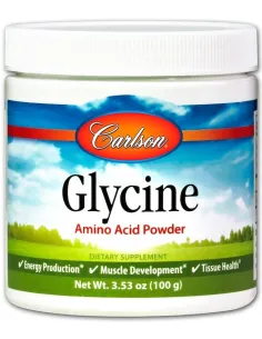 Glycine Amino Acid Powder de Carlson Labs | Body Nutrition (FR)