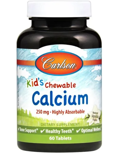 Kid's Chewable Calcium von Carlson Labs | Body Nutrition (DE)
