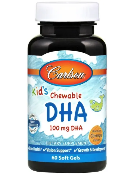 BodyNutrition | Kid's Chewable DHA (60 softgels) Carlson Labs
