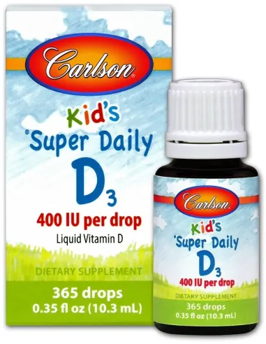 BodyNutrition | Kid's Super Daily D3, 400 IU Carlson Labs