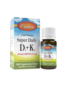 BodyNutrition | Super Daily D3 + K2 Carlson Labs