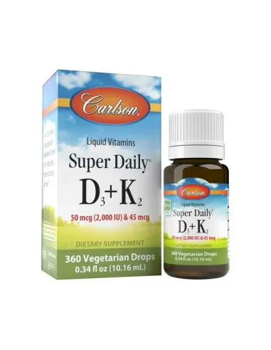 Super Daily D3 + K2 de Carlson Labs | Body Nutrition (FR)