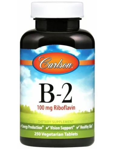 BodyNutrition | Vitamin B-2 100mg Carlson Labs