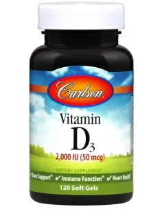 BodyNutrition | Vitamin D3 2000 IU Carlson Labs