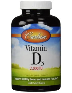 BodyNutrition | Vitamin D3 2000 IU (360 softgels) Carlson Labs