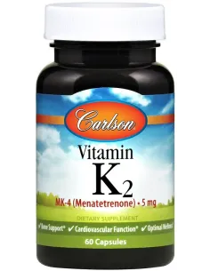 BodyNutrition | Vitamin K2 MK-4 (60 caps) Carlson Labs