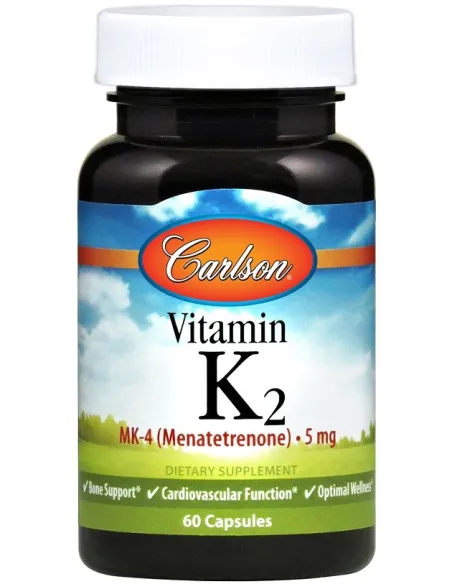 BodyNutrition | Vitamin K2 MK-4 (60 caps) Carlson Labs