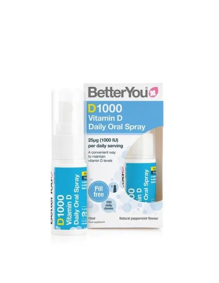 BetterYou D1000 Daily Vitamin D Oral Spray | Body Nutrition (ES)