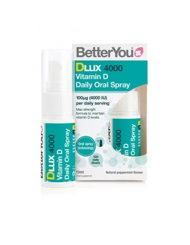 BetterYou DLux 4000 Daily Vitamin D Oral Spray | Body Nutrition (ES)
