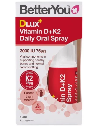 BodyNutrition | DLux+ Vitamin D+K2 Daily Oral Spray BetterYou