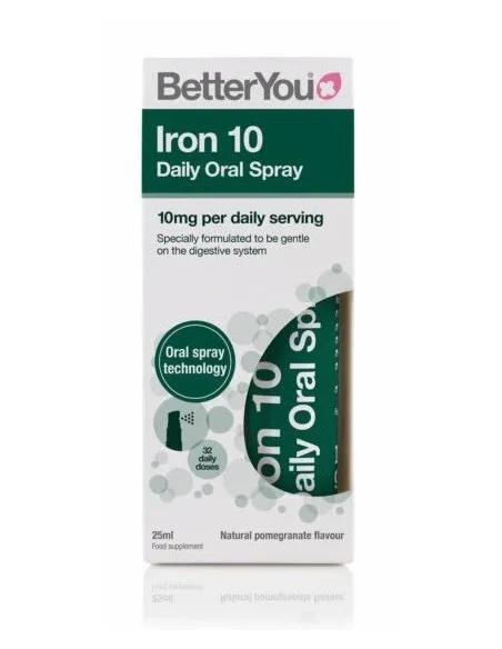 Iron 10 Daily Oral Spray (10mg) von BetterYou | Body Nutrition (DE)