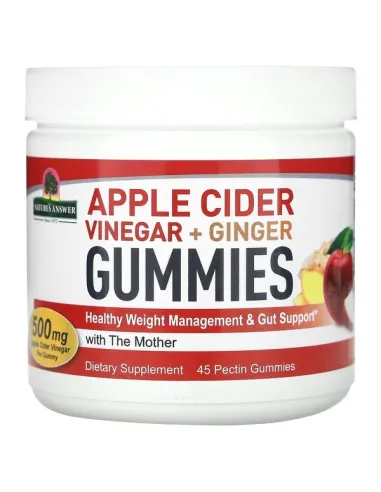 BodyNutrition | Apple Cider Vinegar + Ginger Gummies Nature s Answer