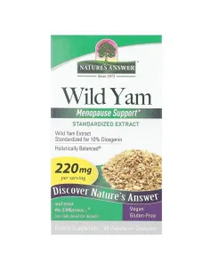 Wild Yam 220mg de Nature s Answer | Body Nutrition (FR)