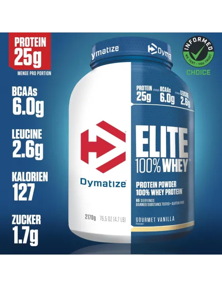 Dymatize Elite Whey Protein 2100g | Proteine siero di latte