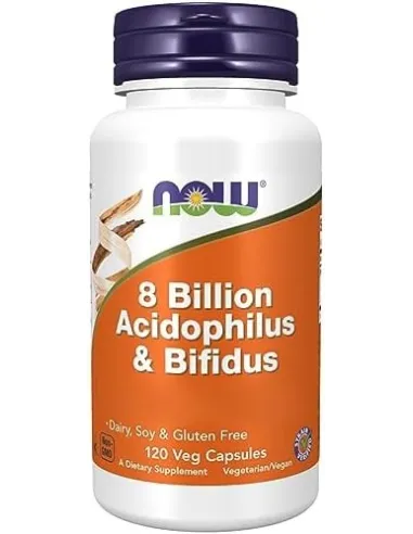 8 Billion Acidophilus & Bifidus (120 caps) by NOW Foods | Body Nutrition (EN)
