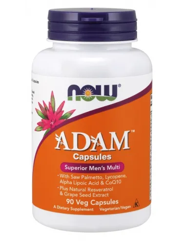 BodyNutrition | ADAM Multi-Vitamin for Men (90 vcaps) NOW Foods