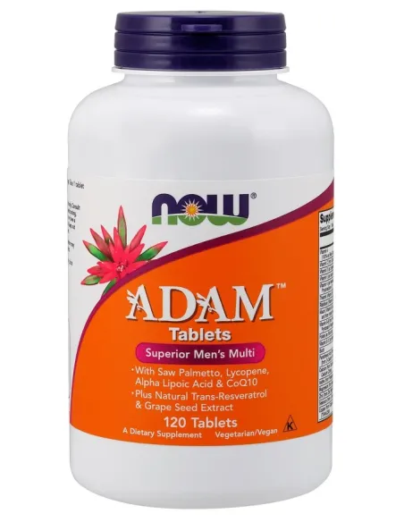 ADAM Multi-Vitamin for Men (120 tabs) de NOW Foods | Body Nutrition (FR)