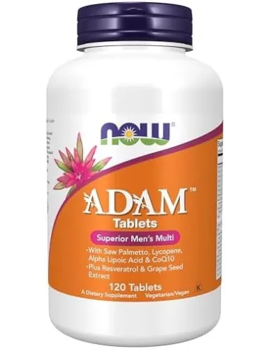ADAM Multi-Vitamin for Men (120 tabs) de NOW Foods | Body Nutrition (FR)